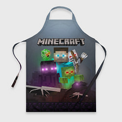 Фартук кулинарный End and peace - Minecraft, цвет: 3D-принт