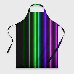 Фартук кулинарный Neon lines, цвет: 3D-принт