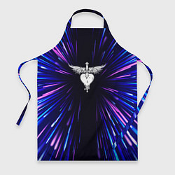Фартук кулинарный Bon Jovi neon energy, цвет: 3D-принт