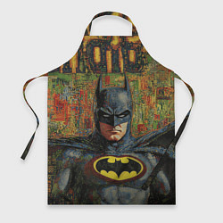 Фартук кулинарный Текстурный Бэтмен, цвет: 3D-принт