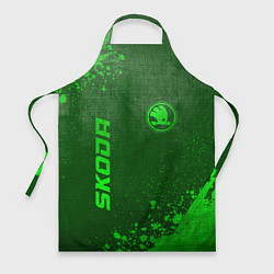 Фартук Skoda - green gradient вертикально