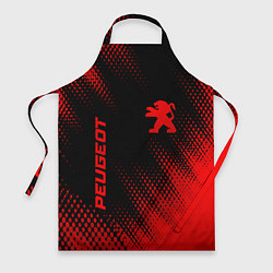 Фартук Peugeot - red gradient вертикально