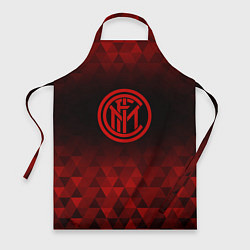 Фартук кулинарный Inter red poly, цвет: 3D-принт