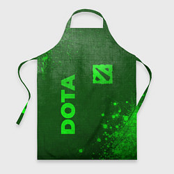 Фартук кулинарный Dota - green gradient вертикально, цвет: 3D-принт