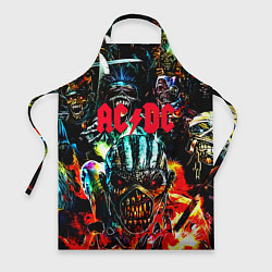 Фартук ACDC рок монстры
