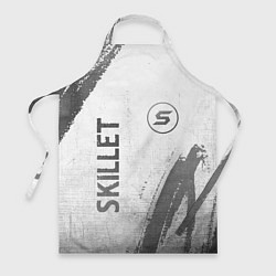 Фартук кулинарный Skillet - white gradient вертикально, цвет: 3D-принт