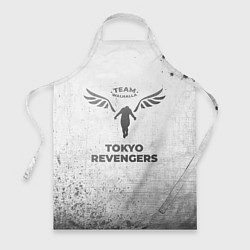 Фартук кулинарный Tokyo Revengers - white gradient, цвет: 3D-принт