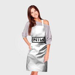 Фартук кулинарный Nine Inch Nails white poly, цвет: 3D-принт — фото 2