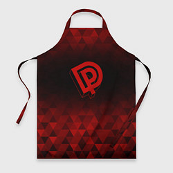 Фартук кулинарный Deep Purple red poly, цвет: 3D-принт