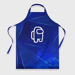 Фартук Among Us blue poly