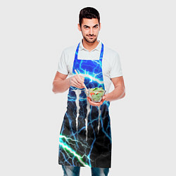 Фартук кулинарный Monster energy electro, цвет: 3D-принт — фото 2