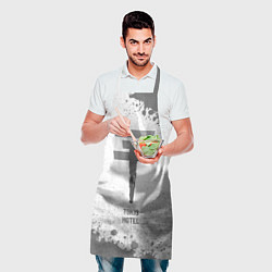 Фартук кулинарный Tokio Hotel - white gradient, цвет: 3D-принт — фото 2