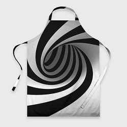 Фартук кулинарный Иллюзия закручивание, цвет: 3D-принт