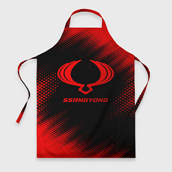 Фартук SsangYong - red gradient