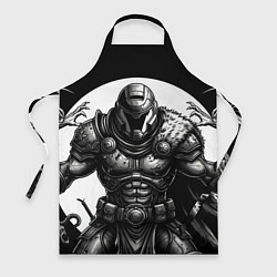 Фартук кулинарный Doom gue dark ages, цвет: 3D-принт