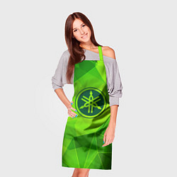 Фартук кулинарный Yamaha green poly, цвет: 3D-принт — фото 2