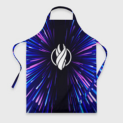 Фартук кулинарный Dead Space neon energy, цвет: 3D-принт