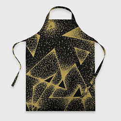 Фартук кулинарный Triangle yellow with dots, цвет: 3D-принт
