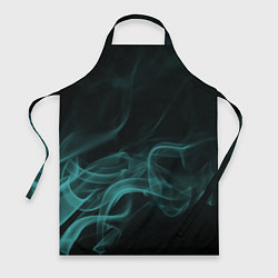 Фартук кулинарный Color smoke turquoise, цвет: 3D-принт
