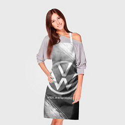 Фартук кулинарный Volkswagen - grey gradient, цвет: 3D-принт — фото 2