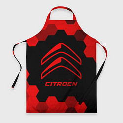 Фартук кулинарный Citroen - red gradient, цвет: 3D-принт