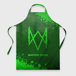Фартук кулинарный Watch Dogs - green gradient, цвет: 3D-принт