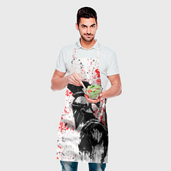 Фартук кулинарный Воин Спарты, цвет: 3D-принт — фото 2