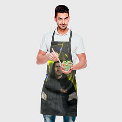 Фартук кулинарный Bones в спортивном стиле, цвет: 3D-принт — фото 2