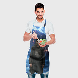 Фартук кулинарный Bones в именном бронежилете, цвет: 3D-принт — фото 2