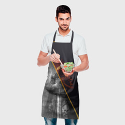 Фартук кулинарный Темный рыцарь в унынье, цвет: 3D-принт — фото 2
