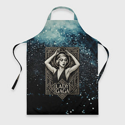 Фартук кулинарный Lady Gaga ретро, цвет: 3D-принт