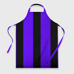 Фартук Color purple black stripes