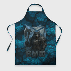 Фартук кулинарный Волк с флагом ВМФ, цвет: 3D-принт