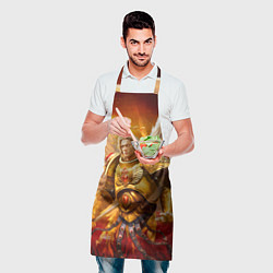 Фартук кулинарный Сангвиний кровавый ангел, цвет: 3D-принт — фото 2