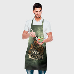Фартук кулинарный XXXTentacion anime, цвет: 3D-принт — фото 2