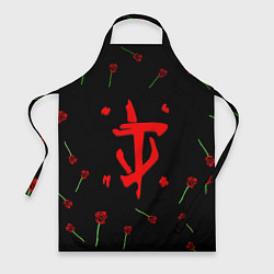 Фартук Doom rose pattern