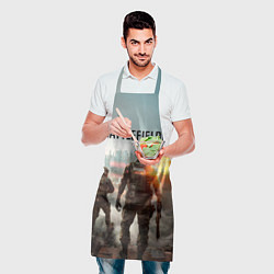 Фартук кулинарный Солдаты из Battlefield 6, цвет: 3D-принт — фото 2