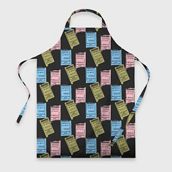 Фартук кулинарный Советские билеты транспорта, цвет: 3D-принт