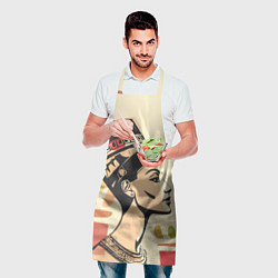 Фартук кулинарный Нефертити, цвет: 3D-принт — фото 2