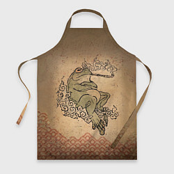 Фартук кулинарный Лягушка с трубкой, цвет: 3D-принт
