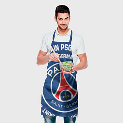 Фартук кулинарный ПСЖ надписи по кругу, цвет: 3D-принт — фото 2