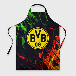 Фартук кулинарный Borussia flame toxic, цвет: 3D-принт
