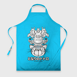Фартук кулинарный Тоторо аниме, цвет: 3D-принт