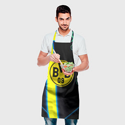 Фартук кулинарный Borussia соты броня, цвет: 3D-принт — фото 2