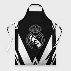 Фартук кулинарный Real Madrid геометрия спорт, цвет: 3D-принт