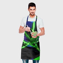 Фартук кулинарный Green glow, цвет: 3D-принт — фото 2