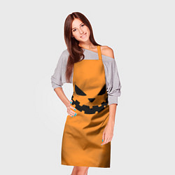 Фартук кулинарный Тыква рожица на Хэллоуин, цвет: 3D-принт — фото 2