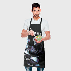 Фартук кулинарный Dave Gahan Depeche Mode rose, цвет: 3D-принт — фото 2