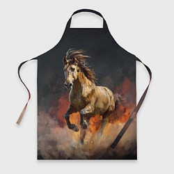 Фартук Лошадь нарисованная красками