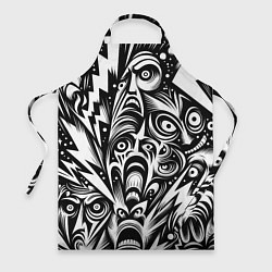 Фартук кулинарный Lightnings and faces - ai art fantasy, цвет: 3D-принт